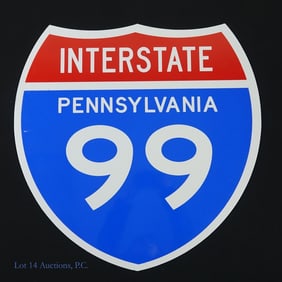 Pennsylvania I-99 Interstate Sign