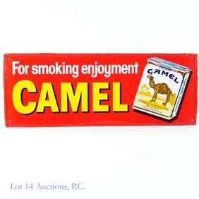 Camel Cigarettes Vintage Metal Sign