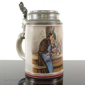 19th C. Lemp Brewery Monk St. Louis Stein (#13)