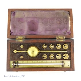 Antique Sikes's Hydrometer & Thermometer