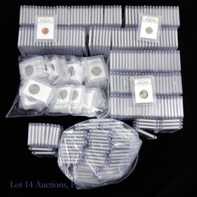 Modern U.S. BU & Proof INB Slabbed Coins (270)