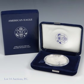 2004-W USA American Silver Proof Eagle $1 in OGP