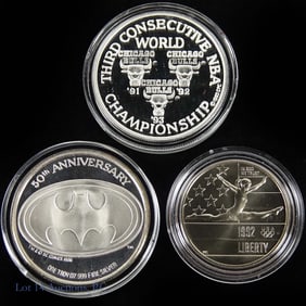 99% Silver Chicago Bulls, Batman Rd & Clad Olympic