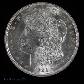 1921 (P) USA Silver Morgan Dollar (BU)