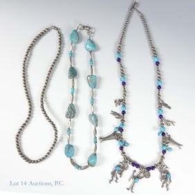 Sterling Silver (1) & Turquoise (2) Jewelry