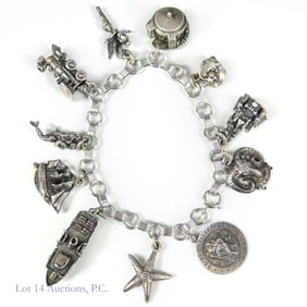 Sterling Silver Charm Bracelet