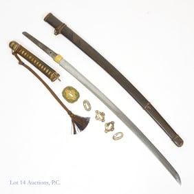 Samurai Sword (Katana) & Sheath - WWII Era Japan