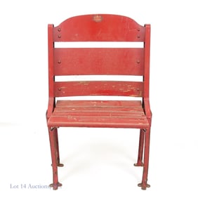Chicago Stadium Original Wooden Folding Seat