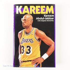 Kareem Abdul-Jabbar Signed Autobiography
