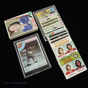 Hockey (34) & Basketball (3) Trading Cards
