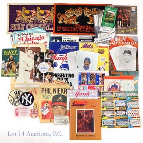 Baseball Football Golf Basketball Ephemera