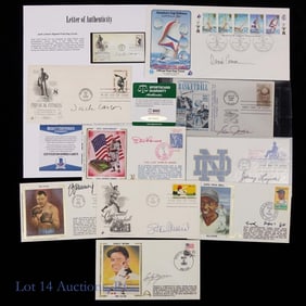 Signed First Day Covers Of Athletes (9)