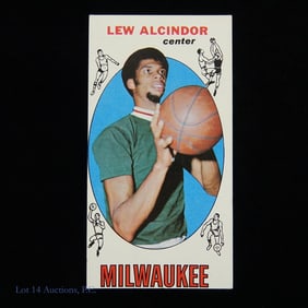 1969 Topps Alcindor (Abdul-Jabbar) Basketball RC