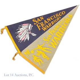 San Francisco Warriors Basketball Felt Pennants