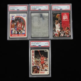 Michael Jordan Cards - PSA Graded (4)