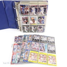 Binder Full Of Baseball Cards W/HOF & Stars