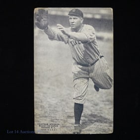 1925 Exhibits Tris Speaker Baseball Card