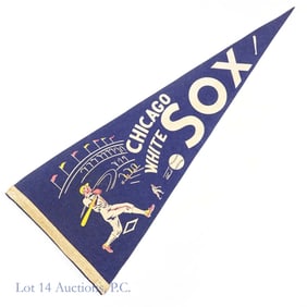 Early 1960s Chicago White Sox Felt Pennant