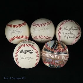 5 Baseballs (4 Signed)