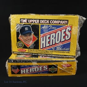 2 Sealed Boxes 1994 Upper Deck All Time Heroes