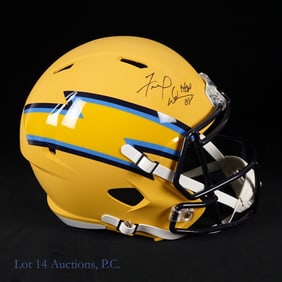 San Diego Chargers Fred Dean Replica FS Helmet COA