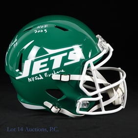 New York Jets Joe Klecko Signed FS Helmet Beckett