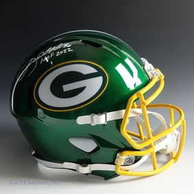 Green Bay Packers Leroy Butler Sgd FS Helmet PSA