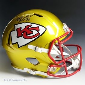 Kansas City Chiefs Bobby Bell Signed FS Helmet COA