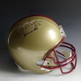 Doug Flutie Signed Boston Style Helmet, Gridiron