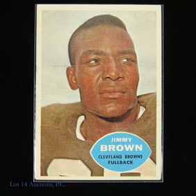 1960 Topps Football Card #23 (Jimmy Brown)