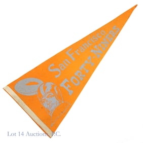 1950s San Francisco 49ers Pennant
