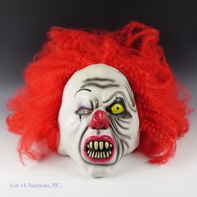 Pennywise "It" Tim Curry Signed Mask PSA