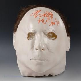 Halloween M. Myers Nick Castle Signed Mask PSA