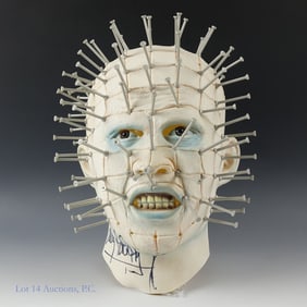 Hellraiser Doug Bradley Sgd Pinhead Mask, Beckett