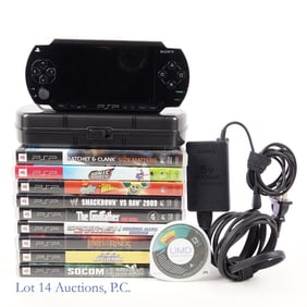 PlayStation Portable PSP Console & Games (10)