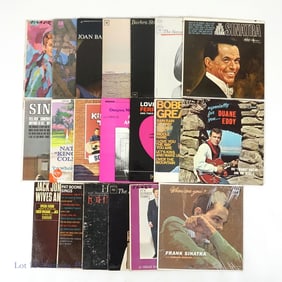 Vinyl Records, Crooners and Swooners Lot (20)