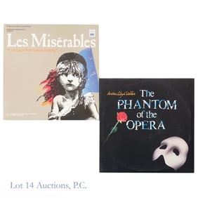 Vinyl Records Les Miserables, Phantom Of The Opera