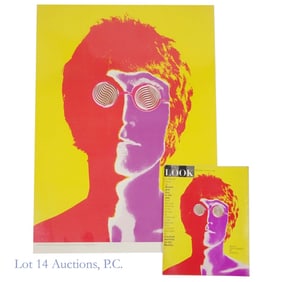 John Lennon Avedon Look Magazine & Poster