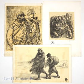 Theophile Steinlen Lithographs Signed & Numbered