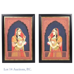 Two Matching Full Size Bani Thani Reproductions