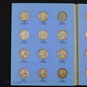 1946 - 1959 USA Silver Washington 25c (34)