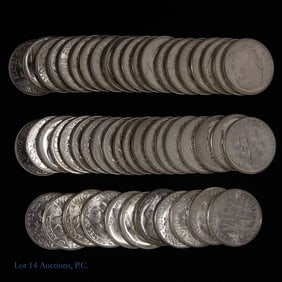 1954s Roosevelt Dimes (50)