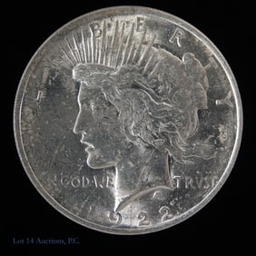 1922 (P) USA Silver Peace Dollar (BU)