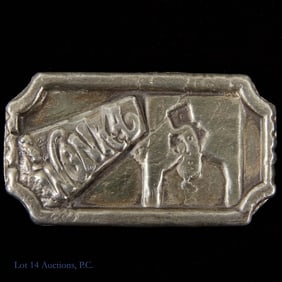 Wonka MK Barz 2.5 Ozt. 99.9% Silver Ingot