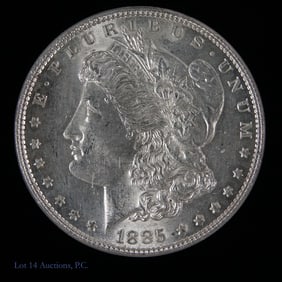 1885 (P) USA Silver Morgan Dollar (CH BU)