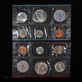 1964 USA 90%-Silver Mint Set in OBP