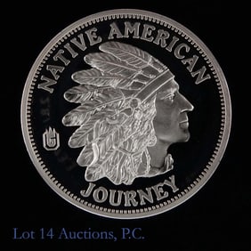 USA Native American 90%-Silver Round