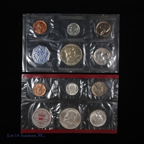 1963 (P) U.S 90%-Silver Mint Set in OBP.