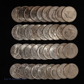 1971 - 1974 USA Kennedy Half Dollars GEM BU (36)