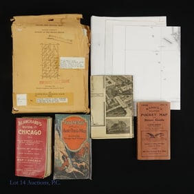 Antique Chicago Maps & Map Ephemera